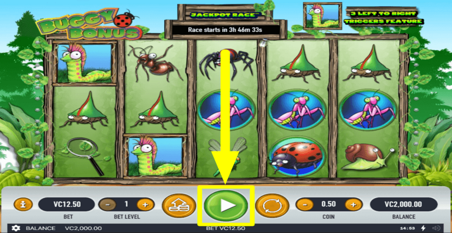 Buggy Bonus Play Button