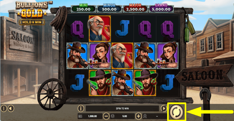 Bullions Of Gold Spin Button