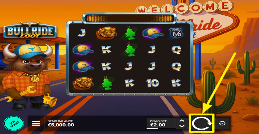 Bullride Loot Spin