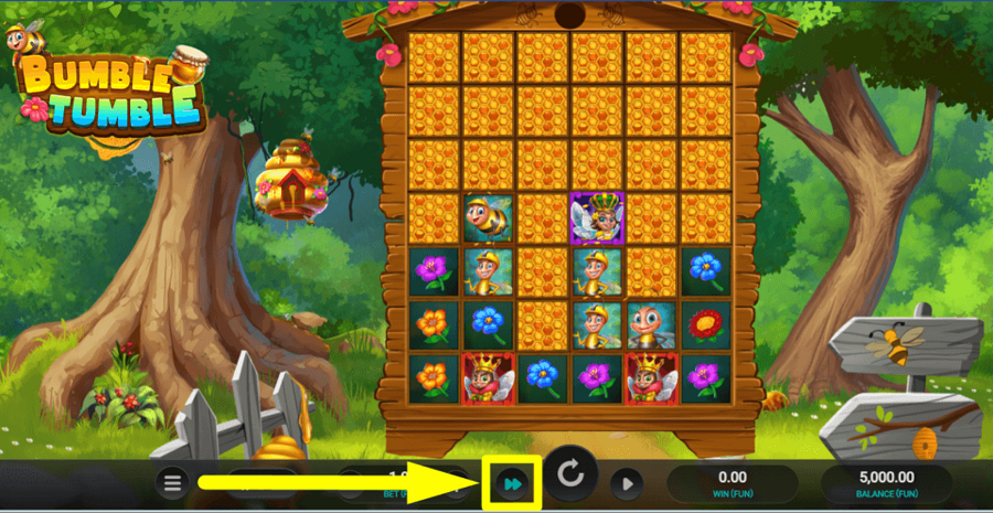 Bumble Tumble Turbo Feature