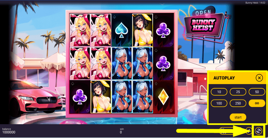 Bunny Heist Autoplay Feature