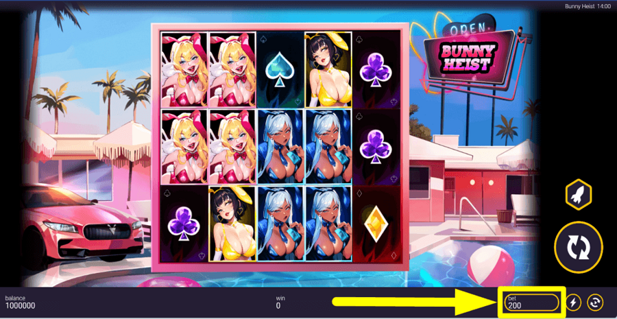 Bunny Heist Bet Value