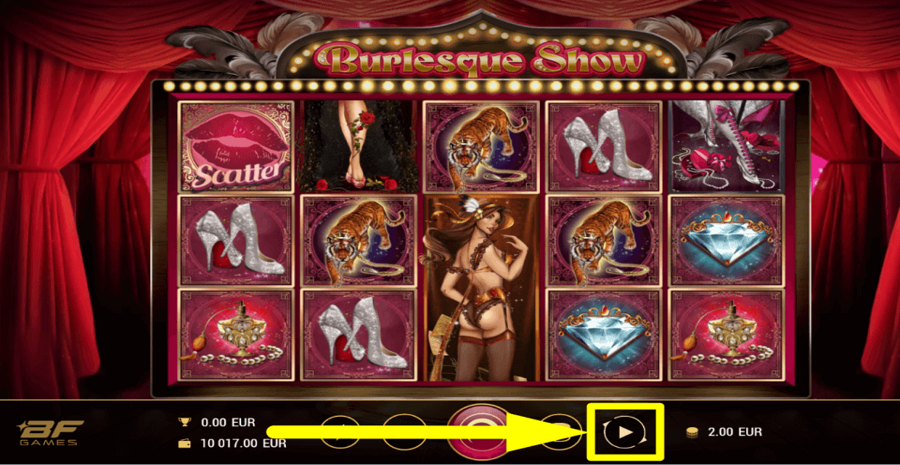 Burlesque Show Autoplay Feature