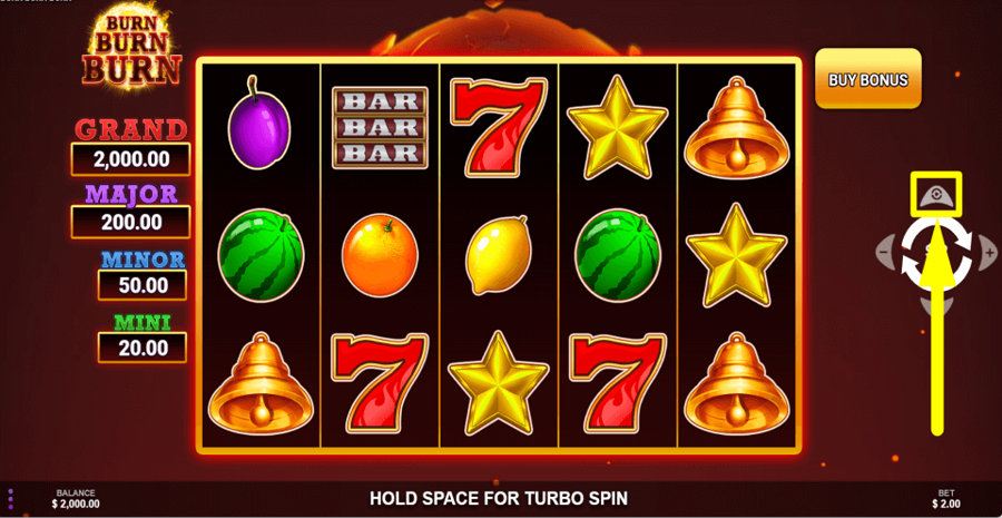 Burn Burn Burn Autoplay Feature