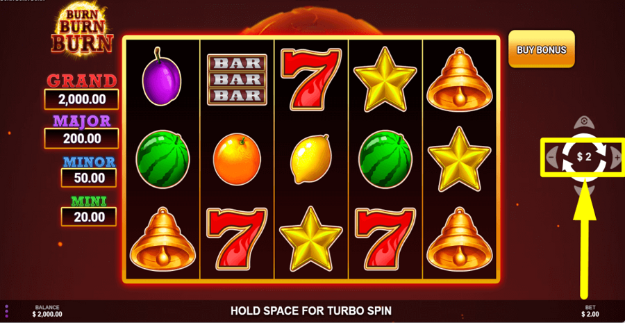 Burn Burn Burn Bet Value