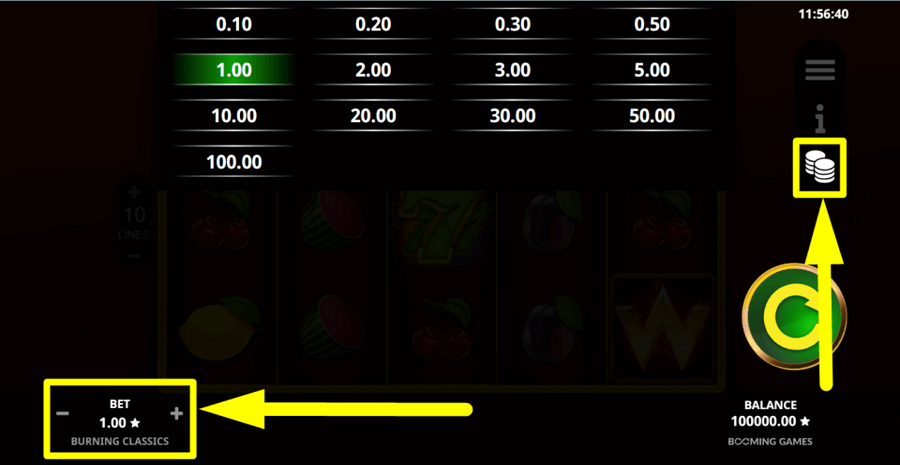 Burning Classics Bet Value