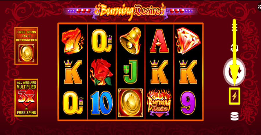 Burning Desire Turbo Feature
