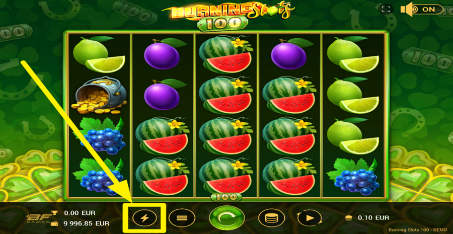 Burning Slots 100 Turbo