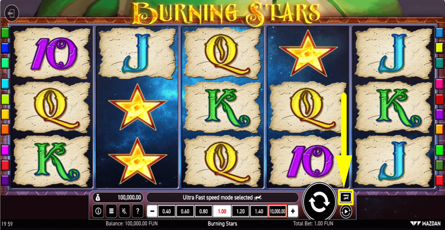 Burning Stars Speed Mode
