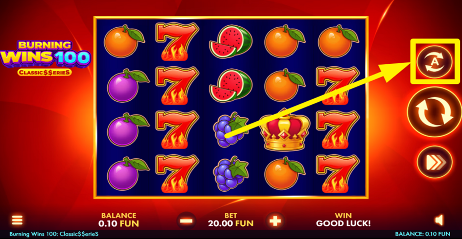 Burning Wins 100 Classic Series Autoplay