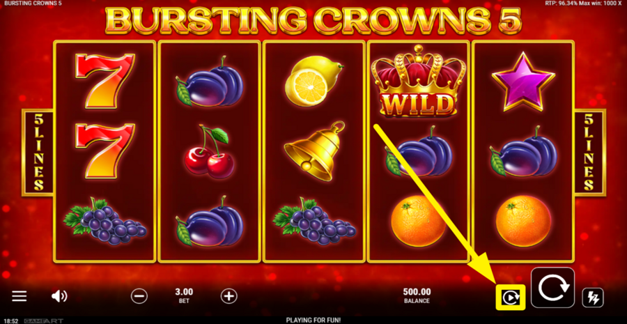 Bursting Crowns 5 Autoplay