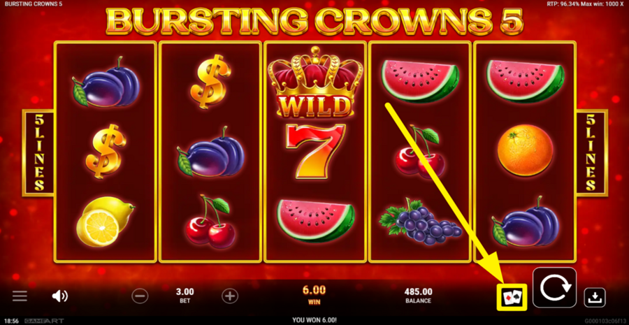 Bursting Crowns 5 Gamble
