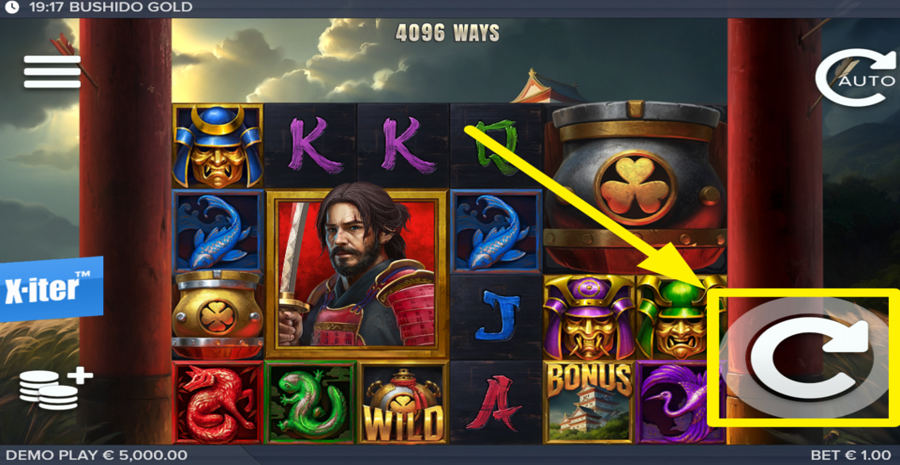 Bushido Gold Spin