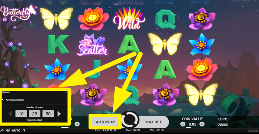 Butterfly Staxx Autoplay