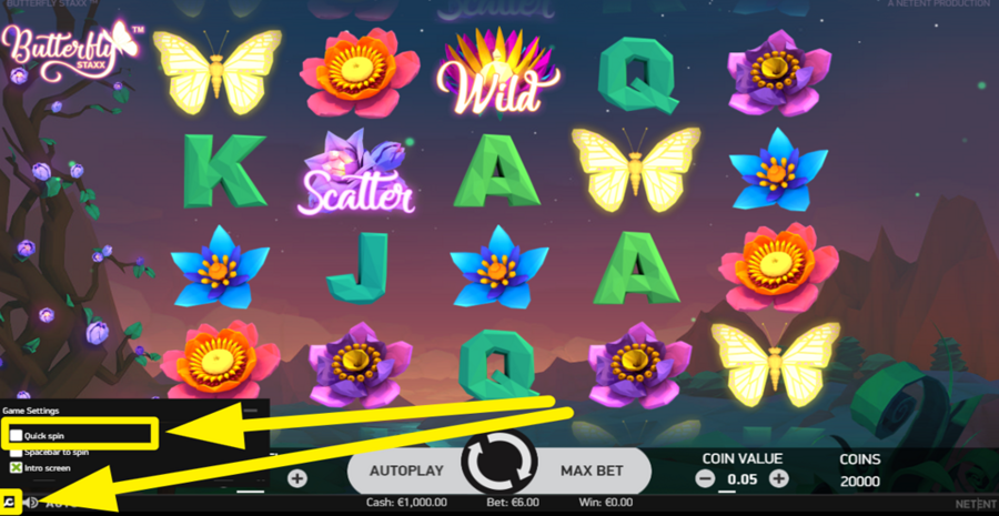 Butterfly Staxx Quick Spin