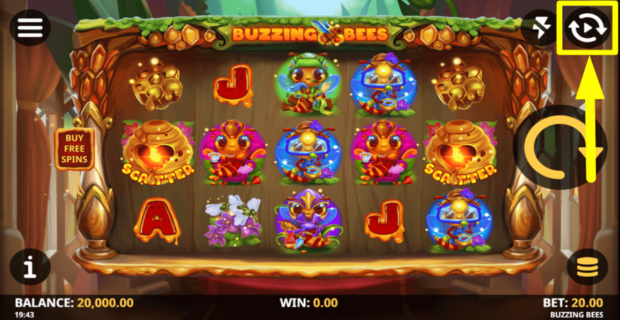 Buzzing Bees Autoplay Feature