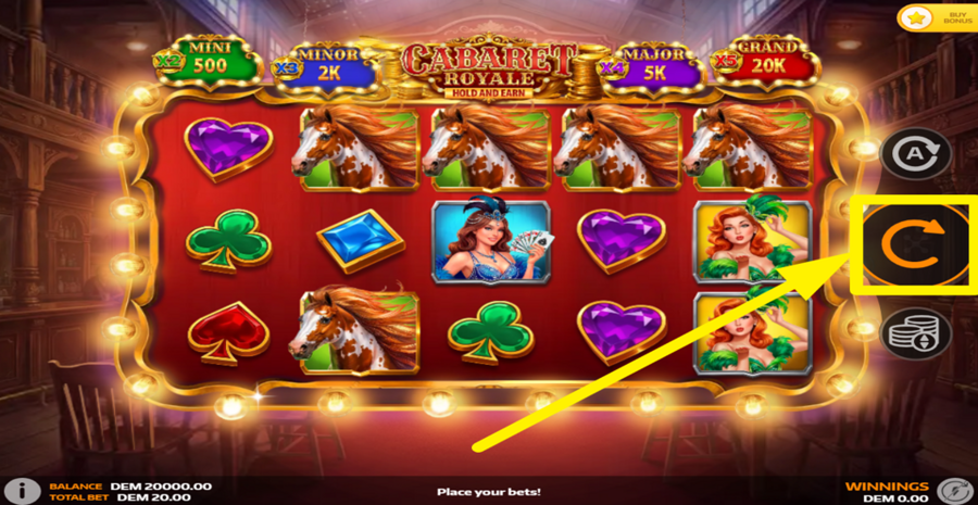 Cabaret Royale Spin