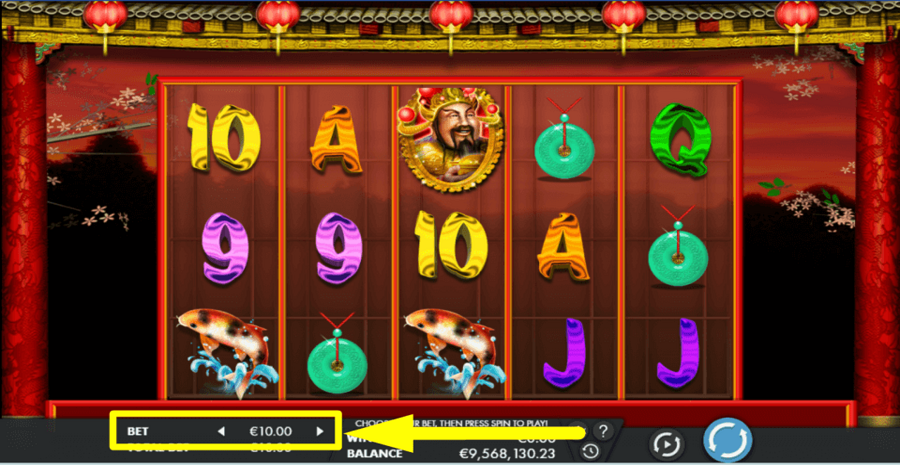Caishens Fortune Bet Value