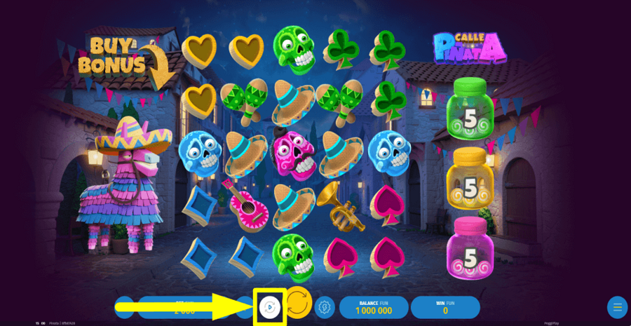 Calle Pinata Autoplay Feature