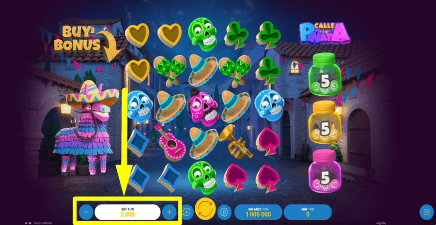 Calle Pinata Bet Value