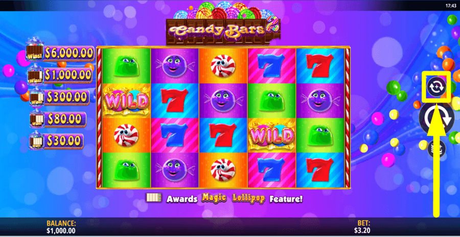 Candy Bars 2 Autoplay Feature