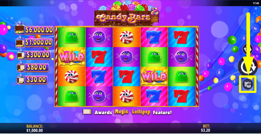 Candy Bars 2 Bet Value