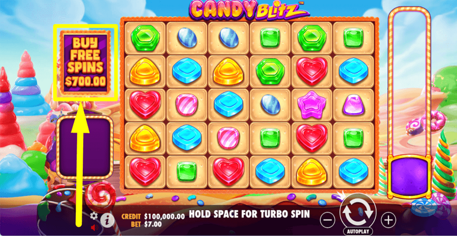 Candy Blitz Buy Feature
