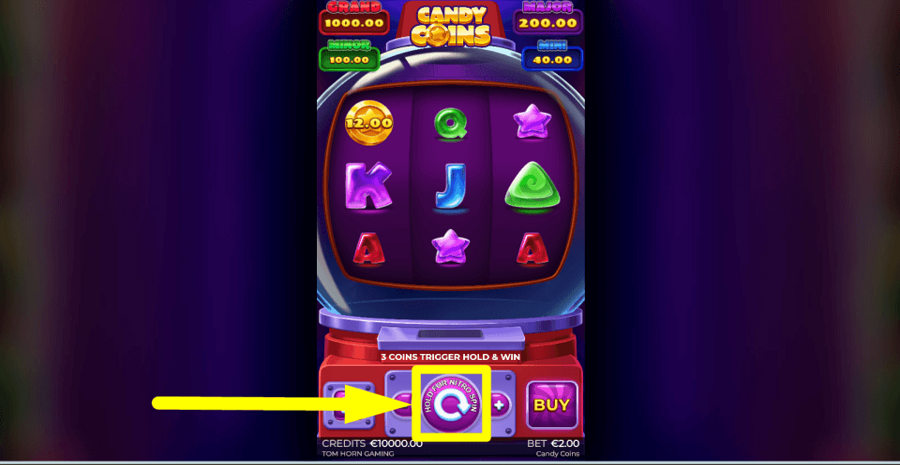 Candy Coins Spin Button
