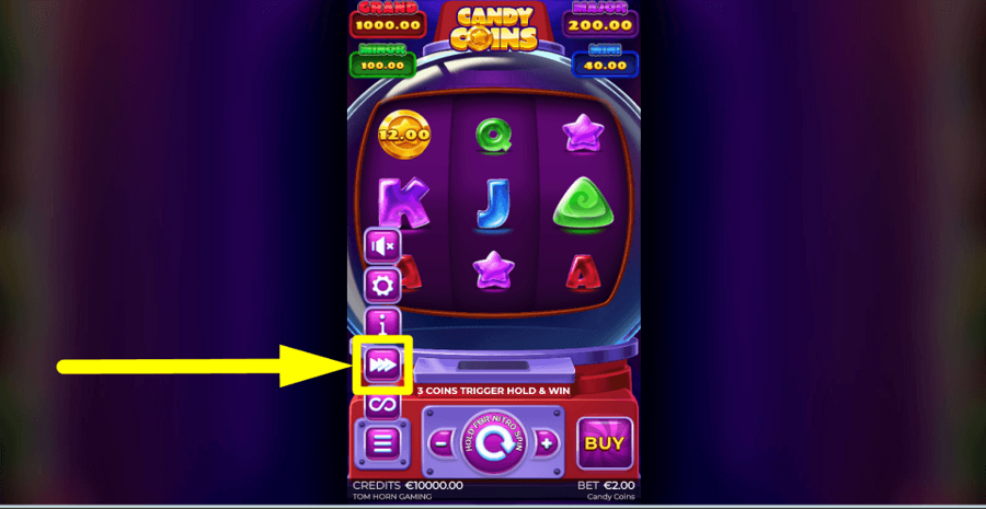 Candy Coins Turbo Feature