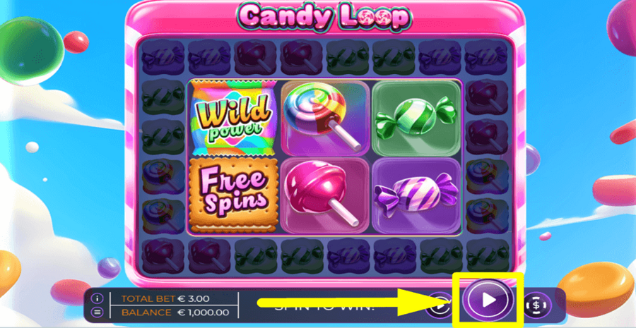 Candy Loop Play Button