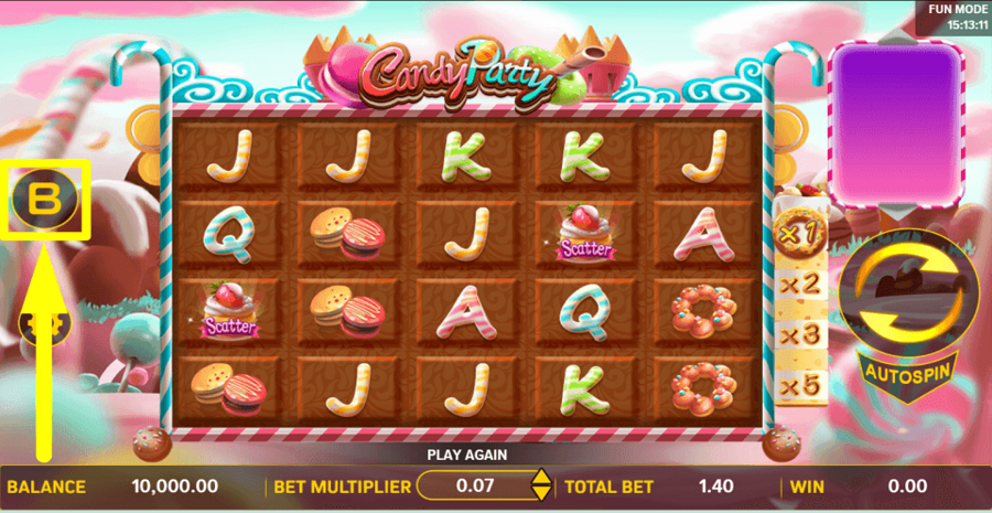 Candy Party Buy Feature