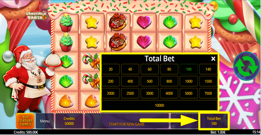 Candyman Santa Bet Value