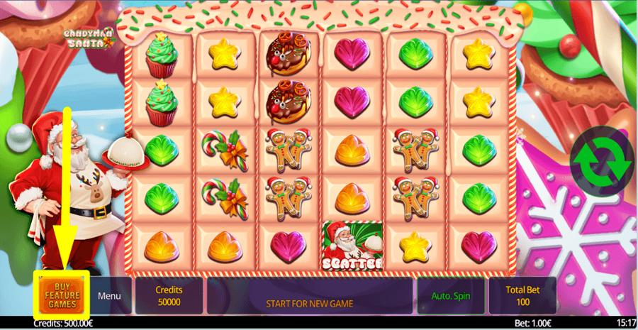 Candyman Santa Buy Feature
