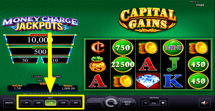 Capital Gains Bet Value