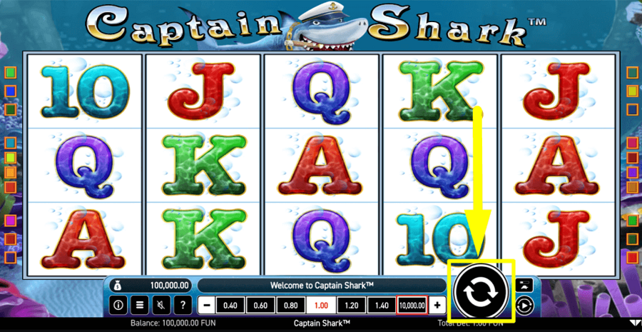 Captain Shark Play Button