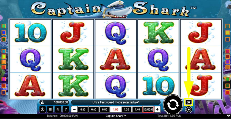 Captain Shark Speed Mode
