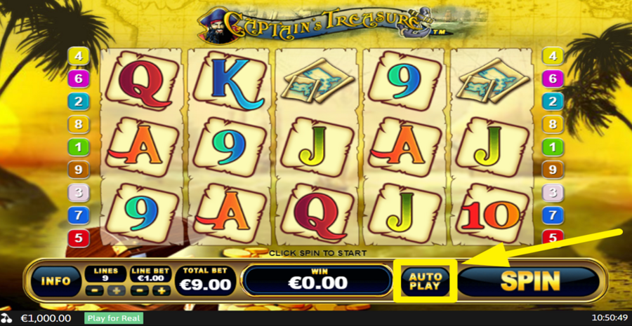 Captain Treasure Autoplay