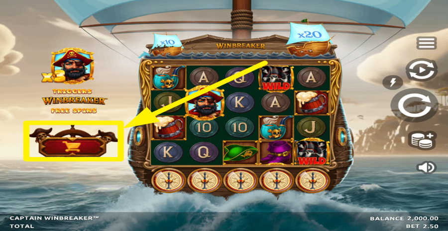 Captain Winbreaker Buy Bonus