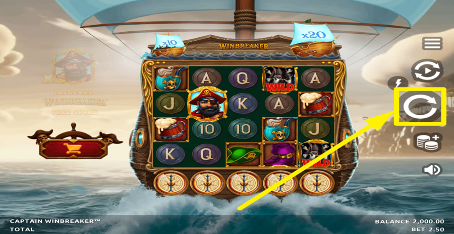 Captain Winbreaker Spin