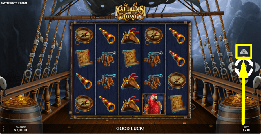 Captains Of The Coast Autoplay Feature