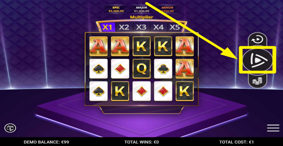 Cards Of Fortune Spin