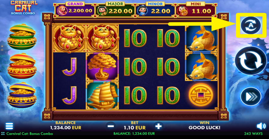 Carnival Cat Bonus Combo Autoplay