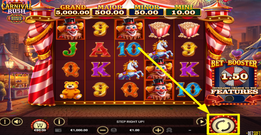 Carnival Rush Spin