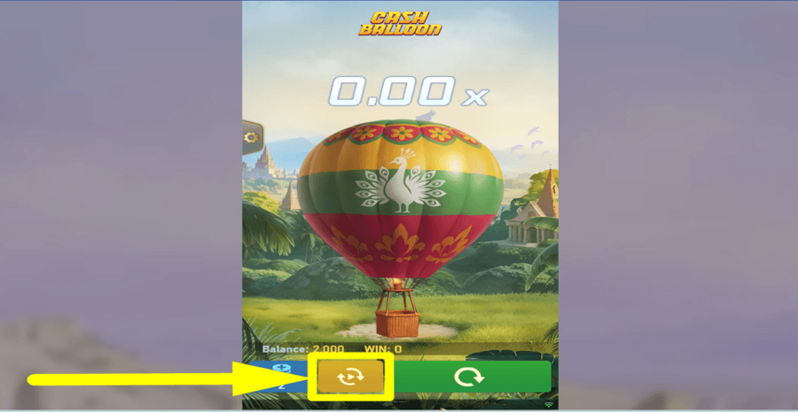 Cash Balloon Autoplay Feature