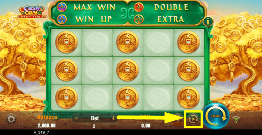 Cash Coin Autoplay Feature