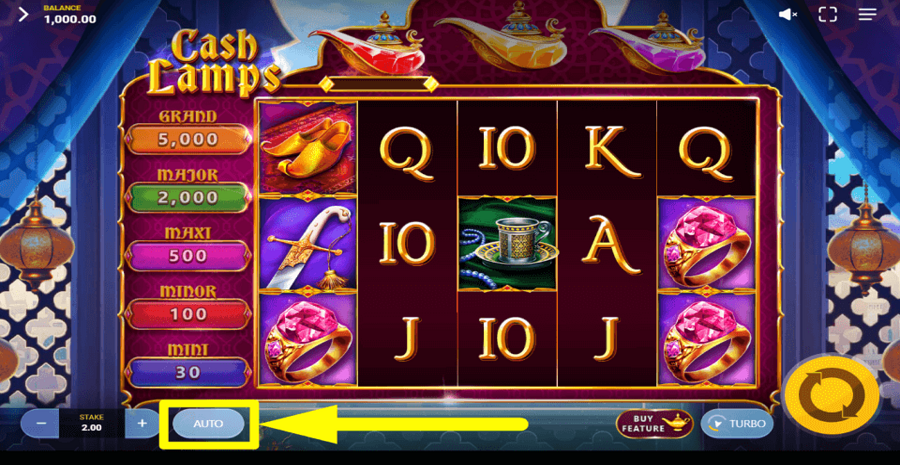 Cash Lamps Autoplay Feature