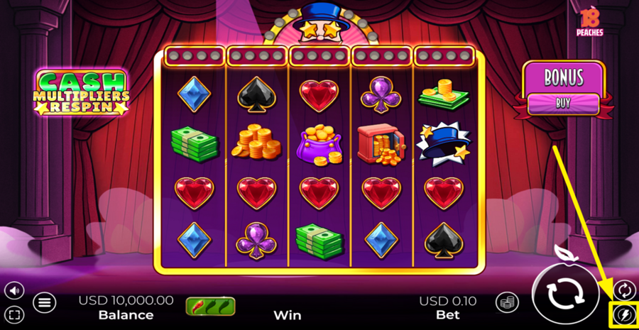 Cash Multipliers Respin Turbo