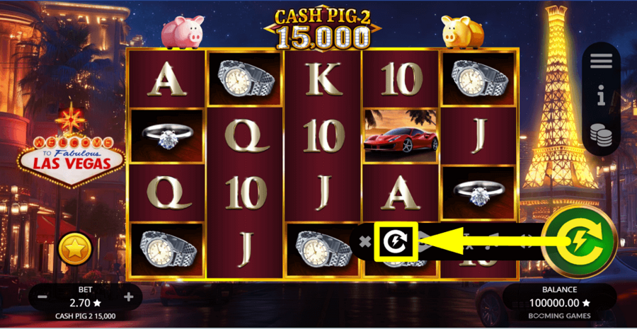 Cash Pig 2 15000 Turbo Feature