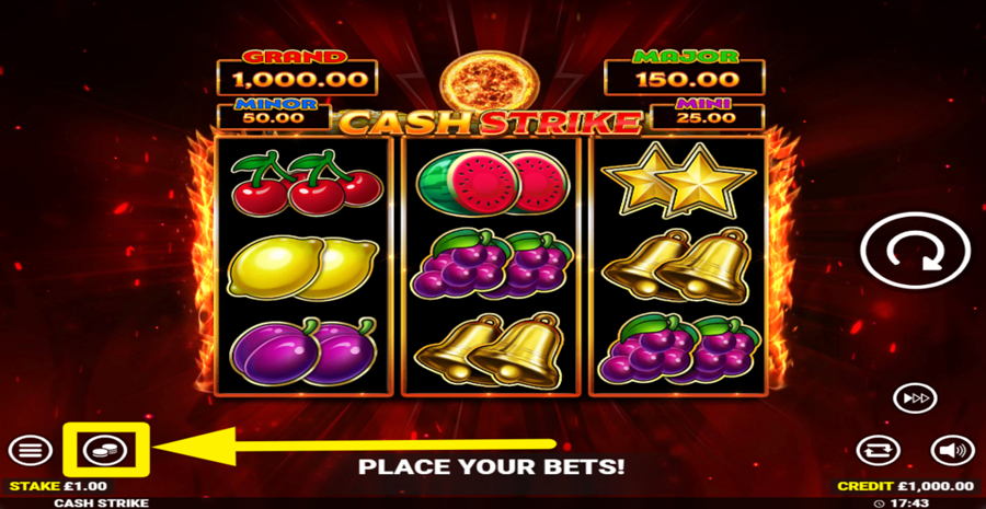 Cash Strike Adjust Bet