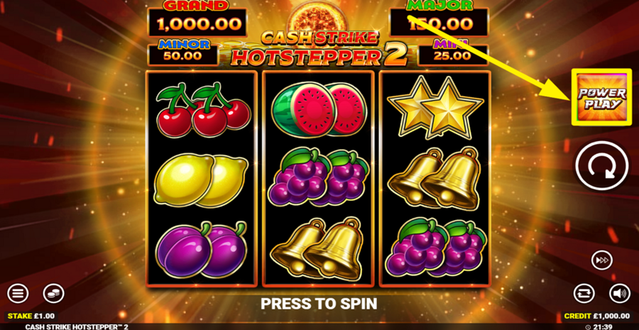 Cash Strike Hotstepper 2 Power Play